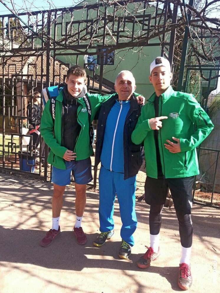 Luka Kalinić, Dragan Ilić, Leon Nikolić - teniski klub Dril Beograd