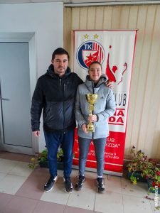 Slobodan Ranković i Ana Savković teniski klub Dril Beograd